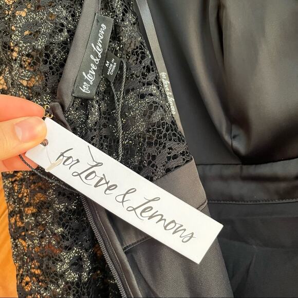 For Love & Lemons Free People Lace Mini Dress - Picture 14 of 16